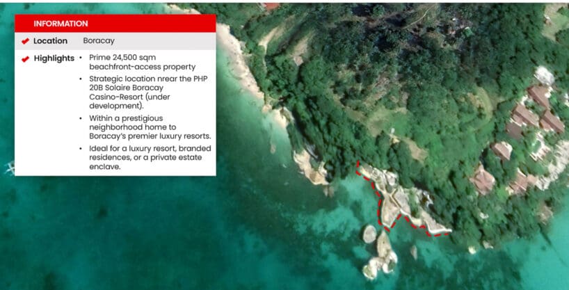 Exclusive Private Beach and Cliffside Estate for Sale in Boracay