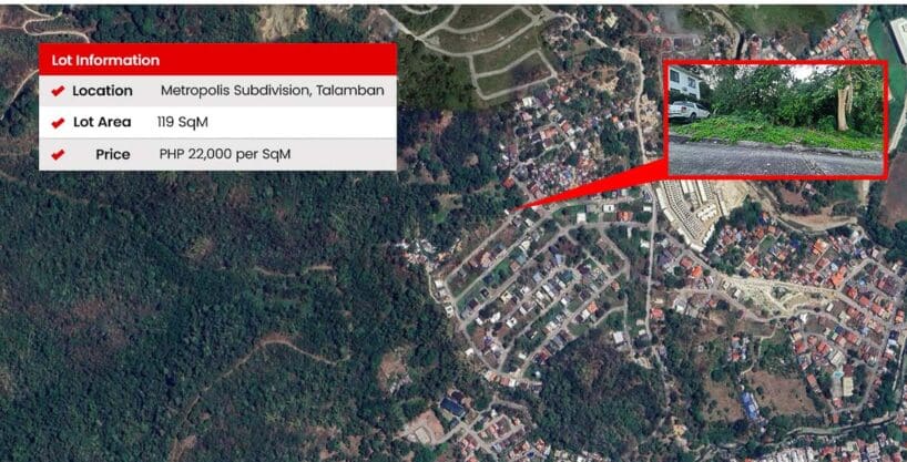 Prime Residential Lot for Sale at Metropolis Talamban